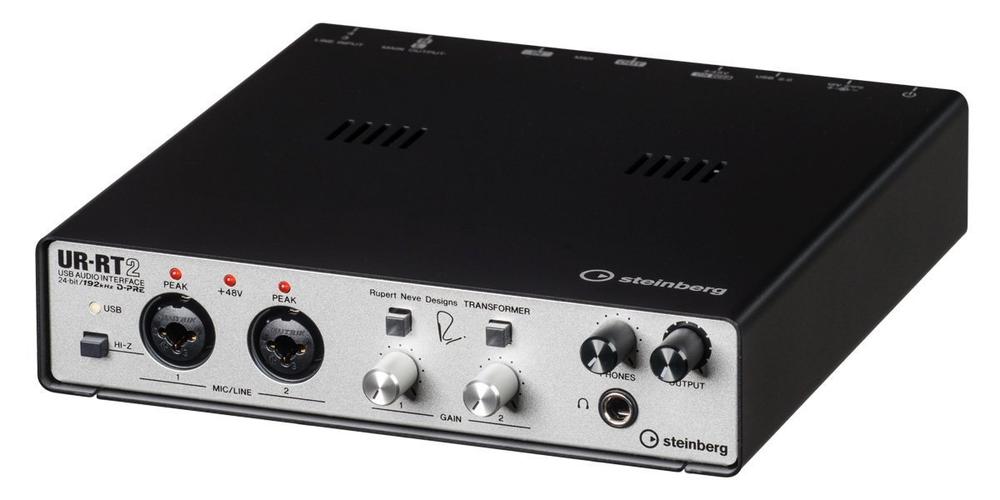 【中古】スタインバーグ Steinberg 24bit/192kHz対応 USBオーディオインターフェイス UR-RT2 RND社製トランスフォーマーを採用し、より太く艶(つや)のある音質での録音を実現