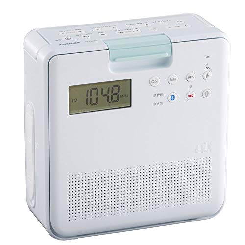 【中古】東芝 雨合羽CDラジオ受信機（白いこと）TOSHIBA TY-CB100-W