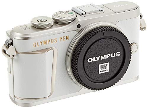 【中古】OLYMPUS 銀鏡受け答え一眼写真機 PEN E-PL10 上半身 白いこと