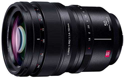 【中古】パナソニック(Panasonic) 大差しわたし標準尺度単興味の中心水晶体 フルサイズミラーレス一眼 Lマウント取り合わせ用 ルミックス LUMIX S PRO 50粍 F1.4 黒いこと S-X50