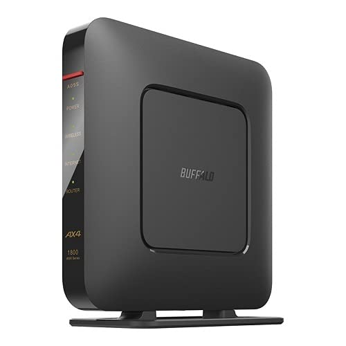【中古】バッファロー WSR-1800AX4S/DBK [Wi-Fi 6(11ax)対応Wi-Fiルーター 1201+573Mbps AirStation]