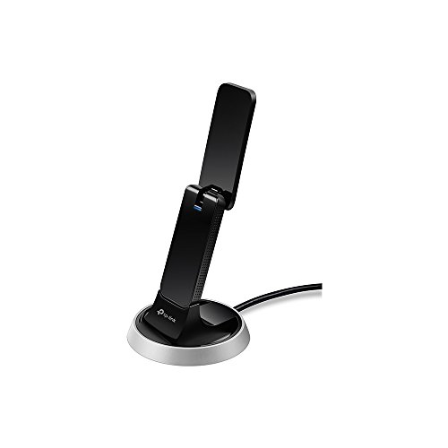 【中古】TP-Link WiFi 無線LAN 子機 USB3.0 AC1900 1300+600Mbps デュアルバンド ビームフォーミング ハイパワー WiFi 子機 クレードル付き 3年 Archer T9UH 13,216円