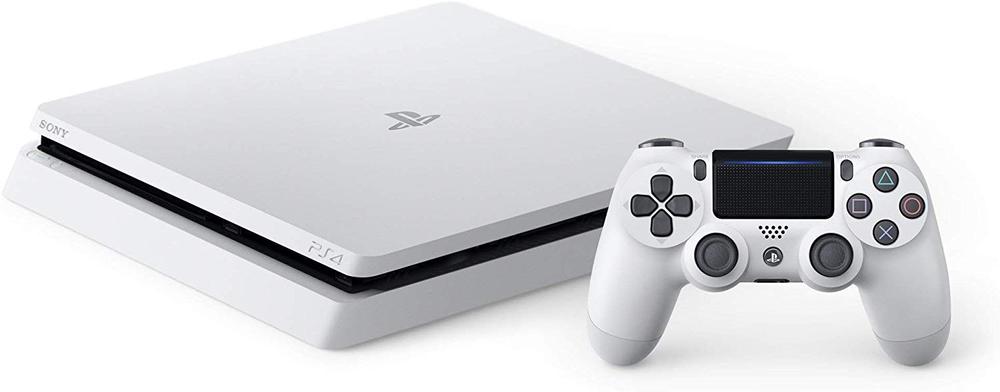 【中古】PlayStation 4 グレイシャー・ホワイト 1TB (CUH-2200BB02)【メーカー生産終了】
