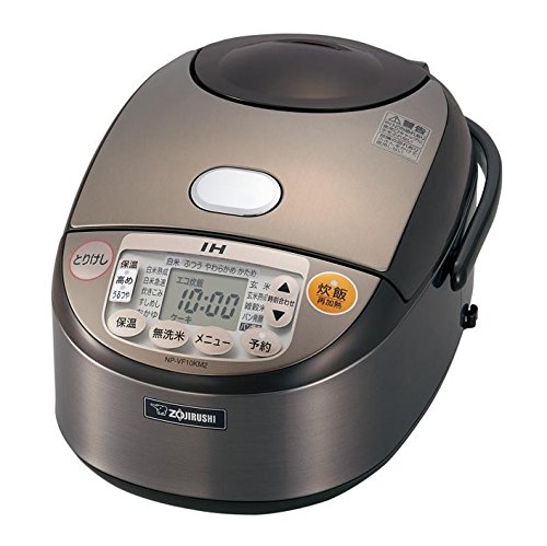 【中古】象印 炊飯器 IH式 極め焚き 5.5合 ブラウン NP-VF10KM2-TA