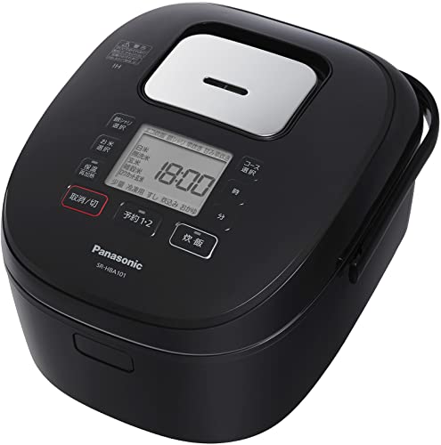 【中古】パナソニック 炊飯器 5.5合 5段全面IH ブラック SR-HBA101-K