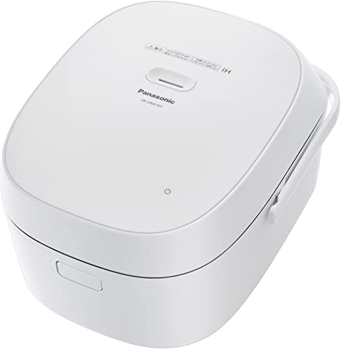 【中古】パナソニック 炊飯器 調理もできるおどり炊き 1台2役 5.5合 IH式 マイスペック レシピ追加 ホワイト SR-UNX101-W