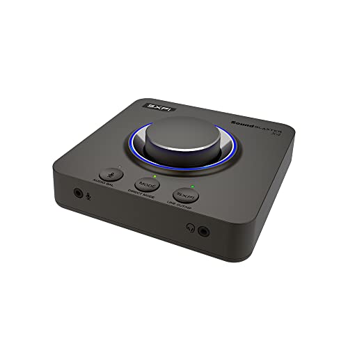 【中古】Sound Blaster X4 光デジタル入力 オーディオ バランス機能 マルチチャンネル USB DAC SB-X-4