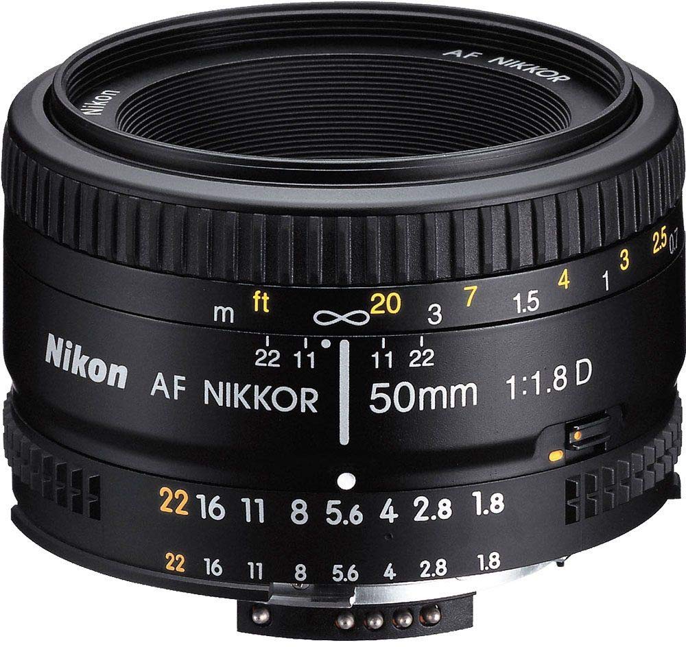 【中古】Nikon 単興味の中心水晶体 Ai AF Nikkor 50粍 F1.8D フルサイズ相応う