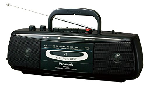 【中古】Panasonic ラジオ受信機テープ 黒いこと RX-FS22A-K