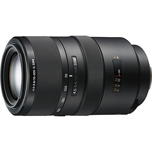 【中古】Sony sal70300g SSM ED 70 ? 300 粍 f / 4.5 ? 5.6 G続きものパウダーコンパクト超望遠望遠レンズ