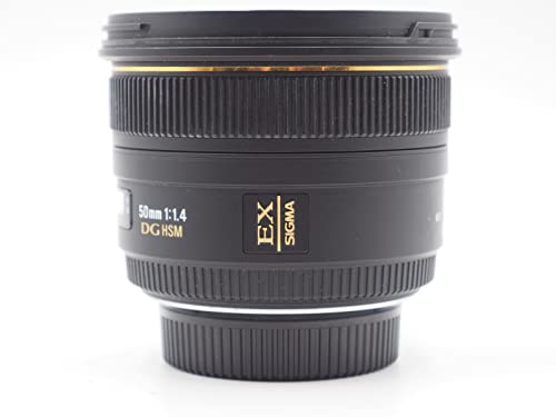 【中古】SIGMA 単焦点標準レンズ 50mm F1.4 EX DG HSM ニコン用 フルサイズ対応 310554