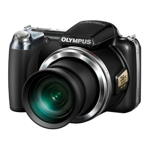 【中古】OLYMPUS デジタルカメラ SP-810UZ ブラック 1400万画素 光学36倍ズーム 3.0型ワイドLCD 広角28mm 3Dフォト機能 SP-810UZ BLK