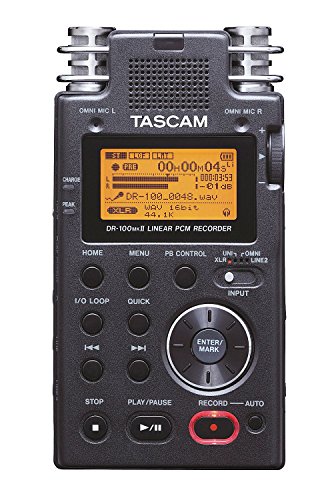 【中古】TASCAM 直線的PCMリコーダー 24bit/96kHz相応う DR-100MKII