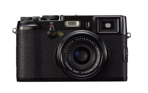 【中古】FUJIFILM デジタル写真機 FinePix X100 黒いこと 1230万絵素 APS-C大いさCMOS F2水晶体 ハイブリッドビューファインダー F FX-X100B