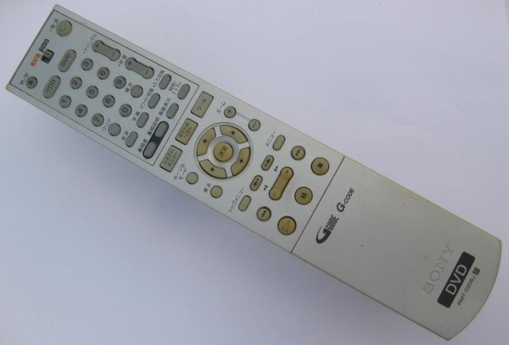 【中古】ソニー(SONY) ソニー ソニー 完全無欠ヴィデオディスクリコーダー“スゴ録”用遠隔操作 RMT-D206J