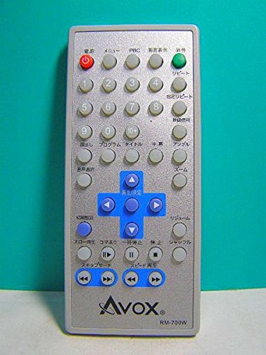 【中古】AVOX ヴィデオディスク遠隔操作 RM-700W