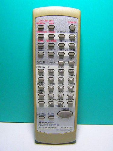 【中古】シャープ リモコン MD-K2200 RRMCG0303AWSA｜セーフライフ倉庫