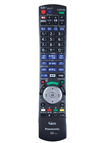 【中古】Panasonic ブルーレイディスクレコーダー用リモコン N2QAYB000920|セーフライフ倉庫