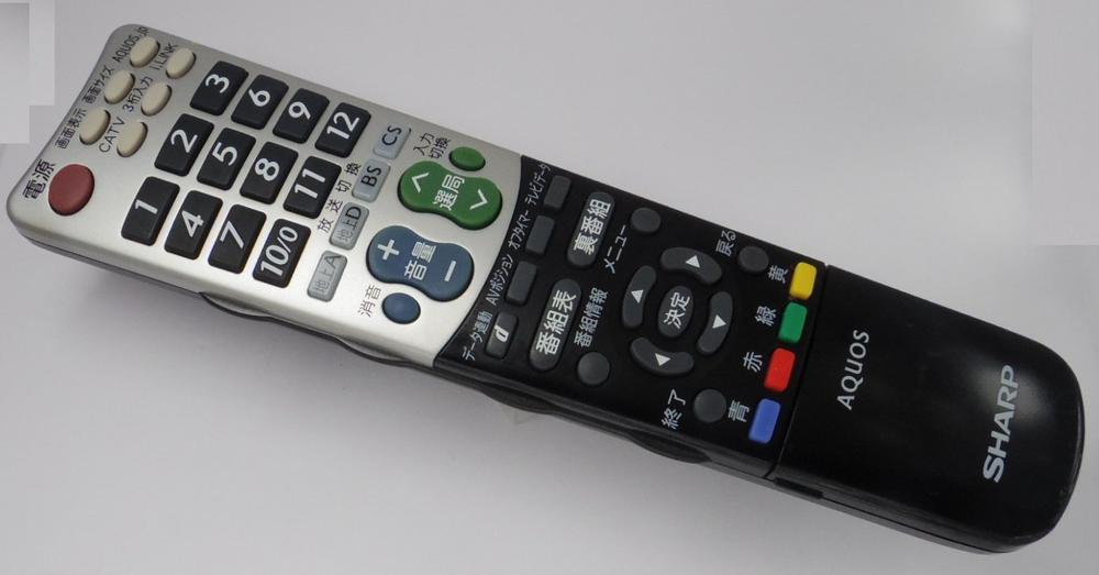 【中古】小ざかしい テレビ受像機遠隔操作 GA654WJSA