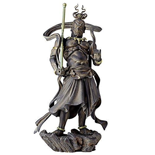 【中古】リボルテックタケヤ018EX 金剛力士 阿形 木調版 ノンスケール ABS&PVC製 塗装済み アクションフィギュア