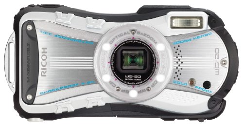 【中古】RICOH 防水デジタルカメラ RICOH WG-20 ブラック 防水10m耐ショック1.5m耐寒-10度 RICOH WG-20BK 08091