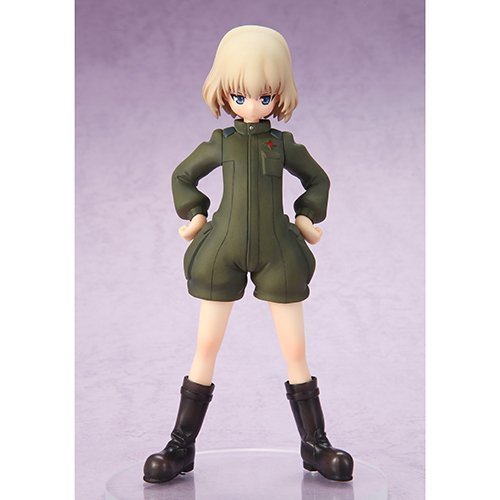 【中古】ガールズ＆パンツァー COMMANDER GIRLS COLLECTION カチューシャ 1/8スケール ABS&PVC製 塗装済み完成品フィギュア