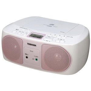 【中古】東芝 CDラジオ受信機 TY-C15(P) [サクラ色]