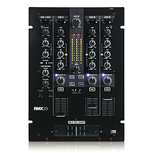 【中古】Reloop リループ 3チャンネル エフェクト内蔵 DJミキサー RMX-33i｜セーフライフ倉庫