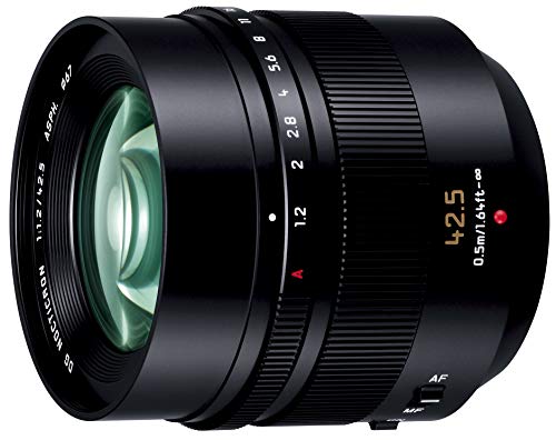 【中古】パナソニック(Panasonic) 単興味の中心 中望遠水晶体 マイクロフォーサーズ用 ライカ DG NOCTICRON 42.5粍/F1.2 ASPH./POWER O.I.S. H-NS043