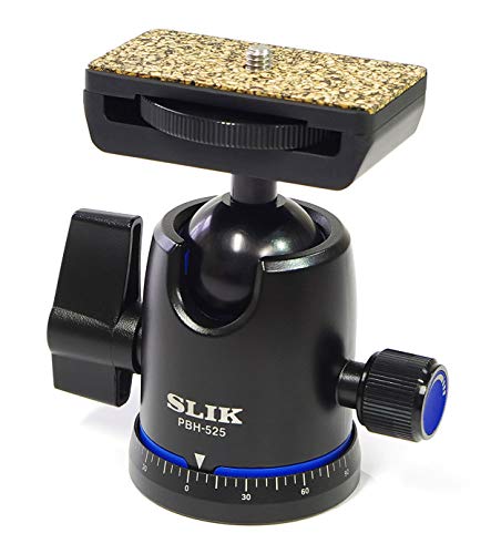 【中古】SLIK 親しさ雲台 PBH-525 最大限度積み上げる掛け目6kg 気泡管水準器食麺麭独立独行回転させる規則体系 ダブルネジアダプター属する 206683