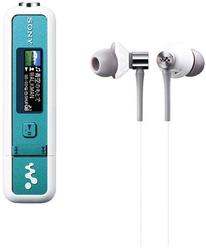 【中古】SONY ウォークマン Eシリーズ 2GB オーシャンブルー&フォレストグリーン NW-E025F LG