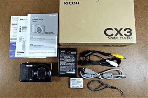 【中古】RICOH デジタル写真機 CX3 黒いこと CX3BK