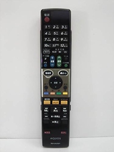 【中古】シャープ テレビリモコン GA927WJSA