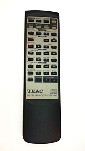 【中古】Teac RC-738 ミニコンポーネントステレオシステムリモコン MCシリーズMC-D85用｜セーフライフ倉庫