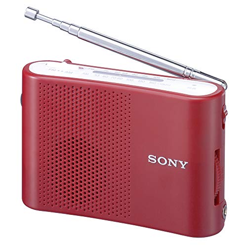 【中古】ソニー FM/AMハンディーポータブルラジオ 白いこと ICF-51/W