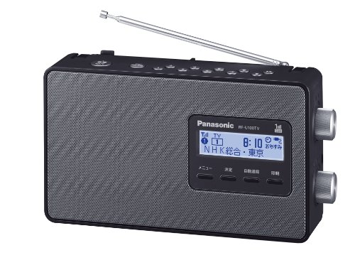 【中古】パナソニック ラジオ受信機 FM/AM/ワンセグTV物音 白いこと RF-U100TV-W