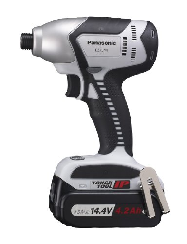 【中古】パナソニック(Panasonic) 14.4V 充電インパクトドライバー 4.2Ah EZ7544LS2S-B