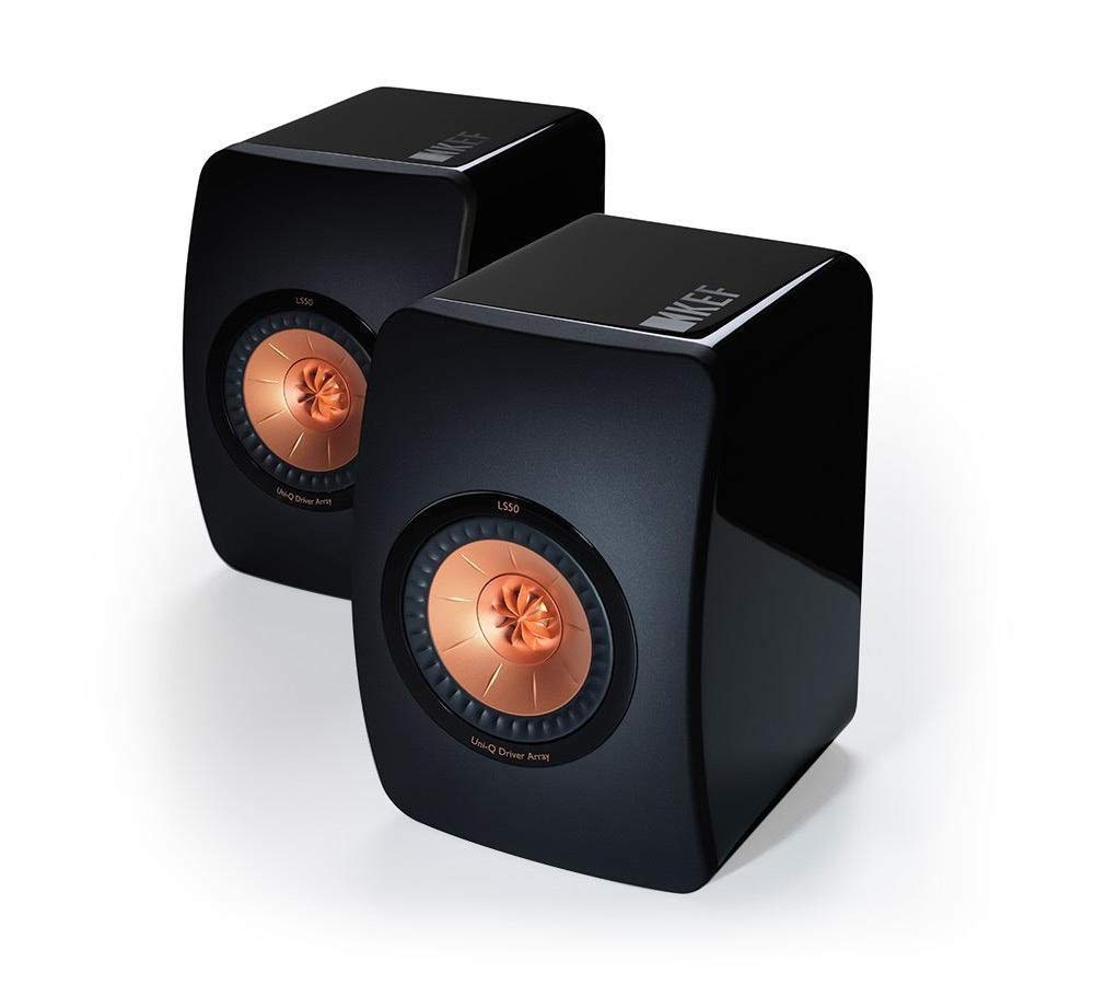 【中古】KEF LS50ミニ管する - 高光輝洋琴黒いこと（ありの実） LS50
