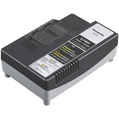 【中古】パナソニック(Panasonic) 充電器 スライド式リチウムイオン用 10.8V 14.4V 18V 21.6V 28.8V対応 急速充電器 EZ0L81