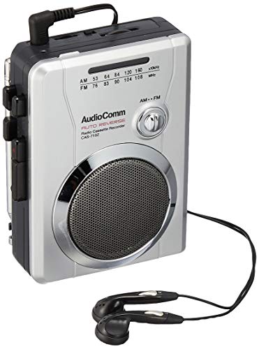 【中古】OHM AudioComm ラジオ受信機テープ AM/FM ラジオ受信機放送番組録画能力のある CAS-710Z
