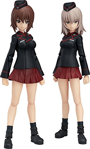【中古】figma ガールズ&パンツァー 劇場版 西住まほ&逸見エリカ セット ノンスケール ABS&PVC製 塗装済み可動フィギュア|セーフライフ倉庫