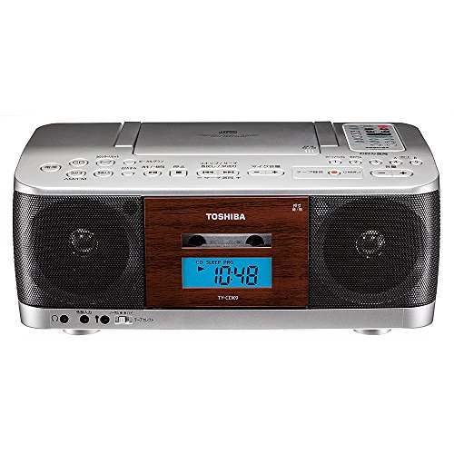 【中古】東芝 ラジカセ TY-CDK9(S) [しろがね色]