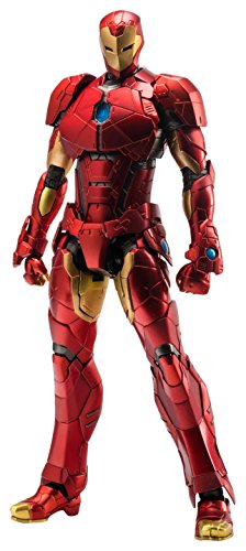 【中古】RE:EDIT IRON MAN #08 Shape Changing Armor ノンスケールPVC&ABS&ダイキャスト製塗装済み可動フィギュア|セーフライフ倉庫