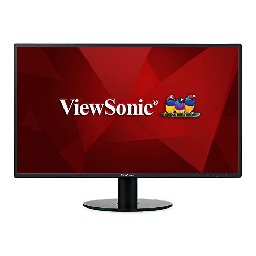 【中古】Viewsonic 24 1920 x 1080 1000:1 LCD Display VA2419-SMH by ViewSonic｜セーフライフ倉庫