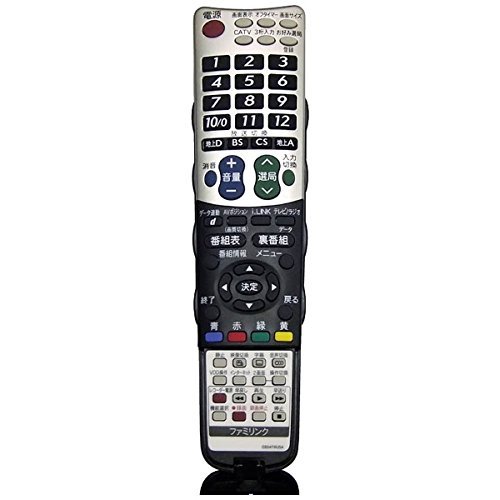 【中古】小ざかしい 完全無欠テレビ受像機用遠隔操作 RRMCGB047WJN4【部分品電話番号：0106380409】