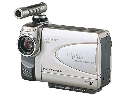 【中古】Sharp 読みやすい VL-NZ10 miniDV 液晶ビューカム 付属品一揃いの道具同梱