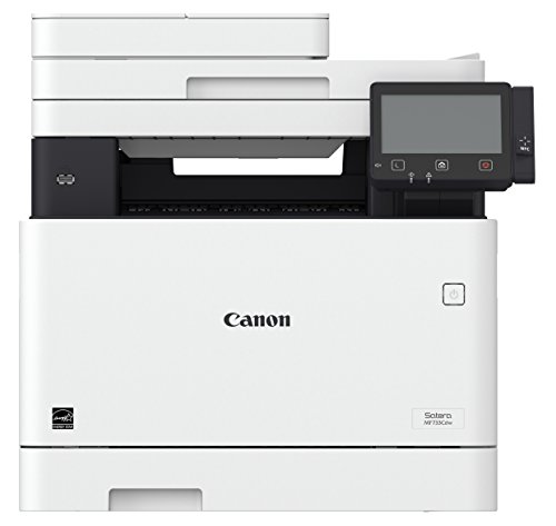 【中古】Canon レーザ印刷機 A4色合い練り合わせる機 Satera MF733Cdw(27PPM/両面刷り上げる/両面ADF/有線・無線電話ローカルエリアネットワーク/FAX相応う)