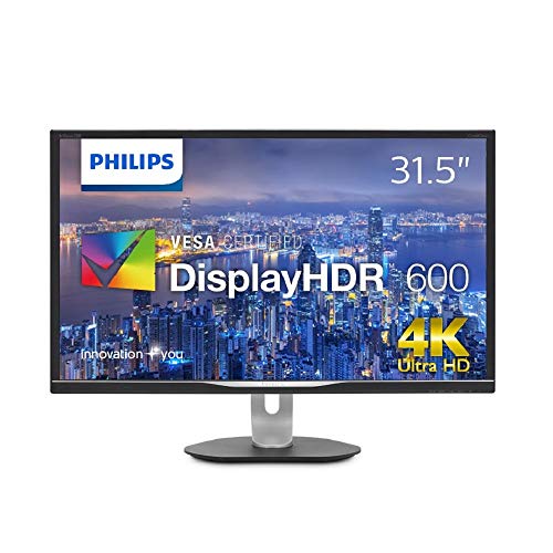 【中古】PHILIPS 管する 見せびらかす 328P6VUBREB/11 (31.5in/「Display HDR 600」允許/HDMI/USB Type-C/4K/5年)