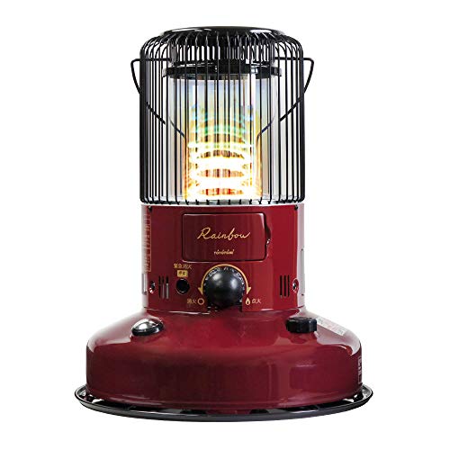 【中古】トヨトミ 対流形 重油暖房器 RB-250(R) マルーンレッド/別注色合い (混凝土9畳)
