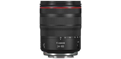 【中古】Canon 中望遠ズームレンズ RF24-105mm F4L IS USM EOSR対応 全長107.3mm ブラック RF24-10540LIS